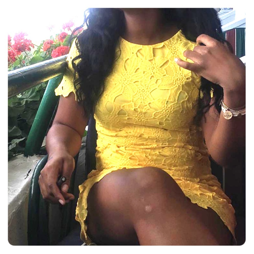 Calvin Klein Yellow Cocktail Dress
